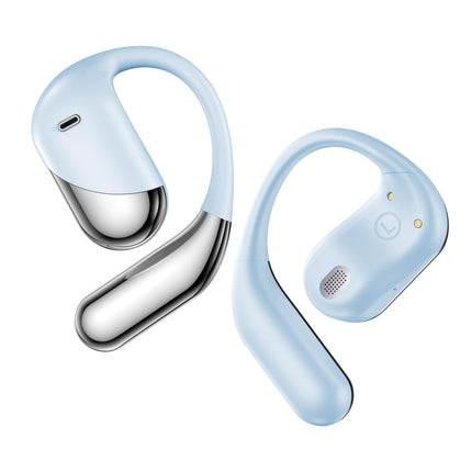 Wireless Earbuds, 60Hr Playtime Translation Earbuds Real Time - AI 144 Language Translator, Audifonos Traductores Inglés Español, IPX7 Waterproof Headset for Workout Running, Blue