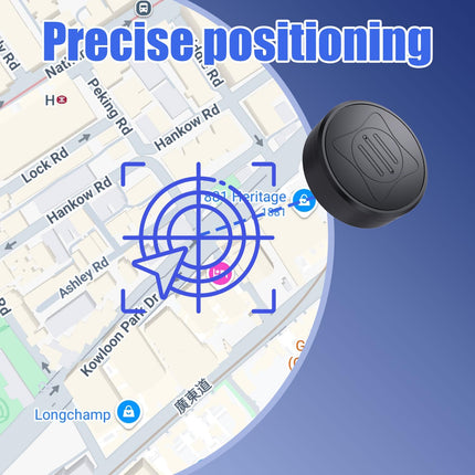 GPS Tracker for Vehicles No Subscription/No Monthly Fee  Mini Hidden Car GPS Tracker with Magnetic Case, Android and iOS Compatible Full Coverage Accurately Locate Vehicles