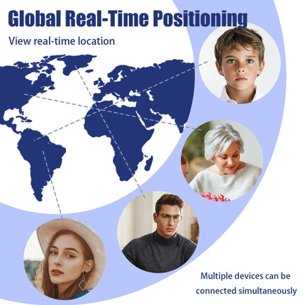 GPS Tracker for Vehicles No Subscription/No Monthly Fee  Mini Hidden Car GPS Tracker with Magnetic Case, Android and iOS Compatible Full Coverage Accurately Locate Vehicles