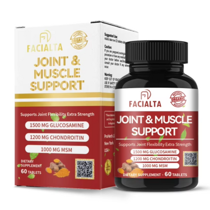 Joint & Muscle support dietary supplement by facialta 60 tablets