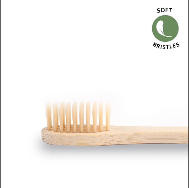 Bamboo Toothbrushes Medium Bristles 12 Pack - BPA Free Medium Bristles- Eco-Friendly, Natural Wooden