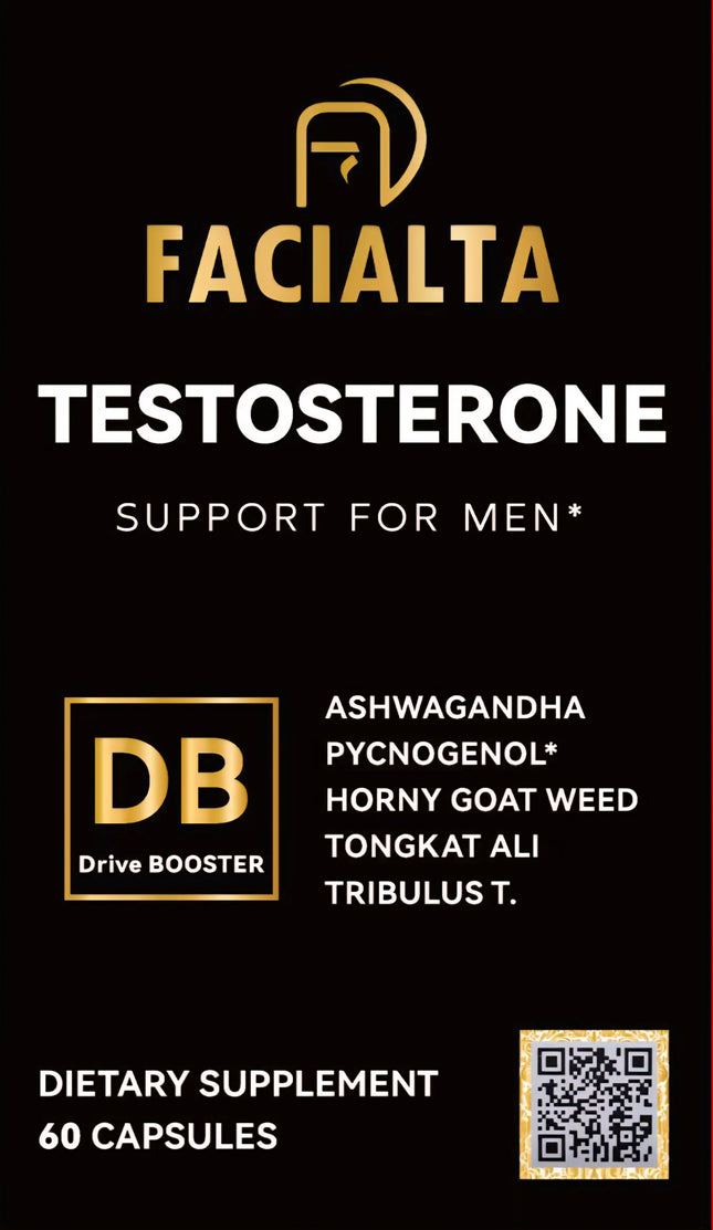 Testosterone Support for men by Facialta Dietary Supplement 60 Capsule