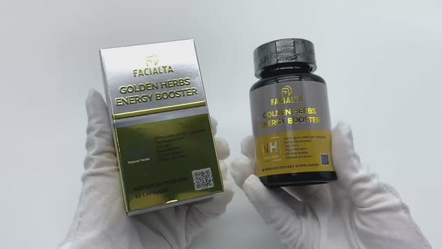 Golden herbs energy booster A Power blend for dietary supplement 60 capsule