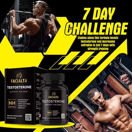 Testosterone Support for men by Facialta Dietary Supplement 60 Capsule